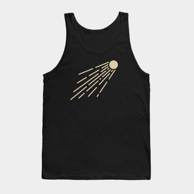 Gold shooting star Tank Top by Trippycollage